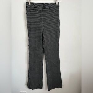 Suzy Shier Black White Squared Checkered Office Straight Leg Pant Small